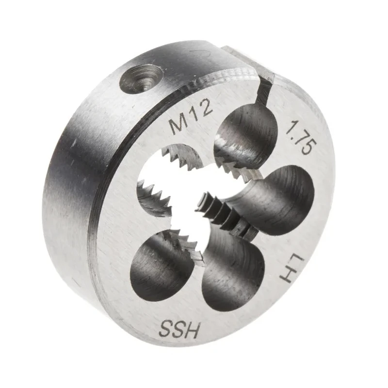 RS PRO Threading Die M12, 33.33 mm Outside Diameter, 11.11 mm Thickness, HSS Material, 1.75 mm Thread Standard 668-0766