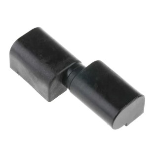 Southco Nylon Barrel Hinge 78mm x 28.5mm x 19mm Free Swinging Lift Off Pin, Satin Chrome Chrome Plated Polished 96-50-420-11