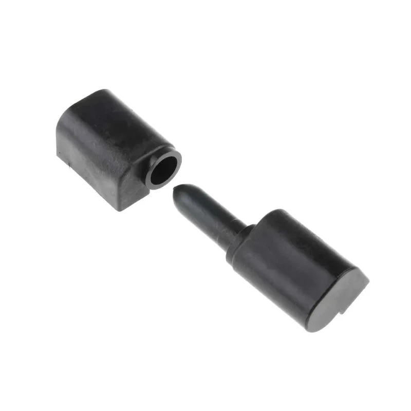 Southco Nylon Barrel Hinge 78mm x 28.5mm x 19mm Free Swinging Lift Off Pin, Satin Chrome Chrome Plated Polished 96-50-420-11