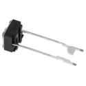 Omron Grey Tactile Switch Plunger 0.9 mm SPST 50mA 24 V dc Through Hole B3F-6000