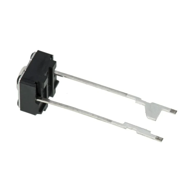 Omron Grey Tactile Switch Plunger 0.9 mm SPST 50mA 24 V dc Through Hole B3F-6000