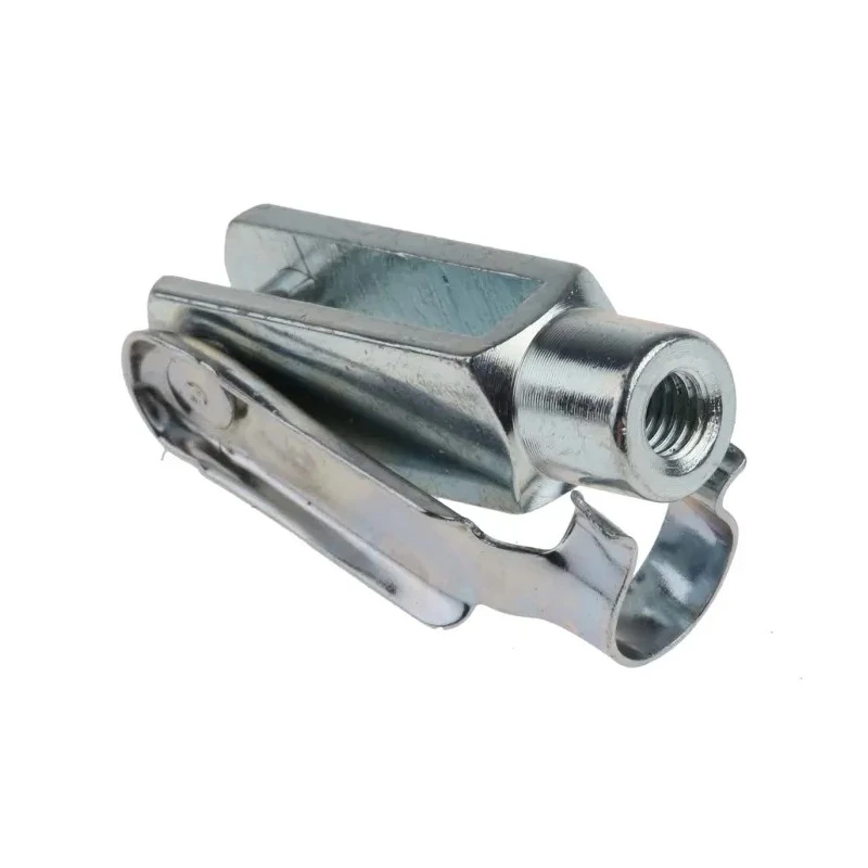 RS PRO Steel Clevis with M5 x 0.8 Rod Connection Thread, 36mm Length, 10mm Width, Ball Diameter 5mm, Zinc Plated 312-0185