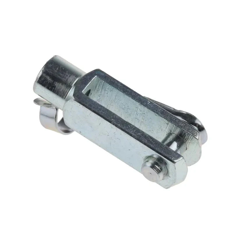 RS PRO Steel Clevis with M5 x 0.8 Rod Connection Thread, 36mm Length, 10mm Width, Ball Diameter 5mm, Zinc Plated 312-0185