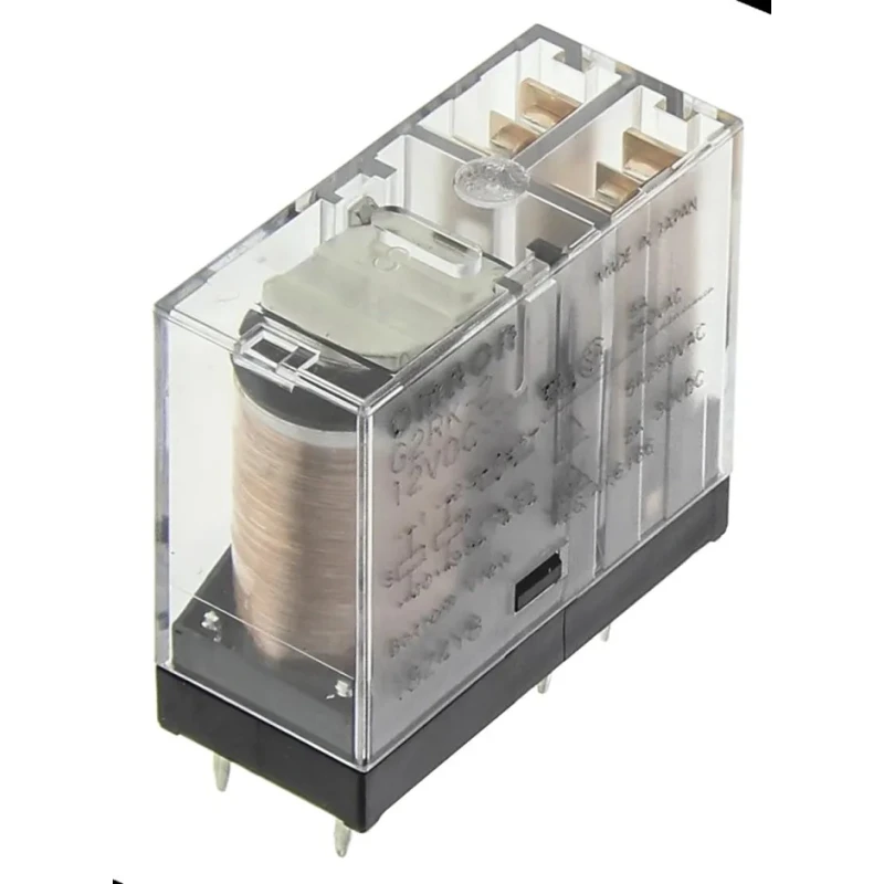 Omron PCB Power Relay 12V DC Coil 5A Switching Current DPDT G2RK-2 DC12