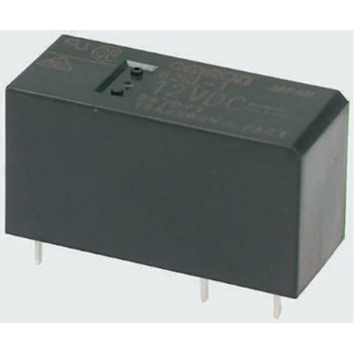 Omron Power Relay, PCB Mount, 48V DC Coil, 12A Switching Current, SPDT Contact Configuration G2RL-14 DC48