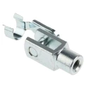 RS PRO Steel Clevis M10 x 1.5 Thread, 52mm Length x 20mm Width Zinc Plated 312-0214