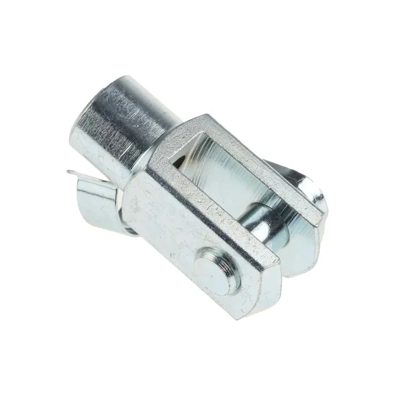 RS PRO Steel Clevis M10 x 1.5 Thread, 52mm Length x 20mm Width Zinc Plated 312-0214