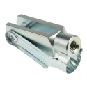 RS PRO Steel M10 x 1.5 Clevis, 72 mm x 20 mm, Zinc Plated 312-0270