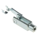 RS PRO Steel M10 x 1.5 Clevis, 72 mm x 20 mm, Zinc Plated 312-0270