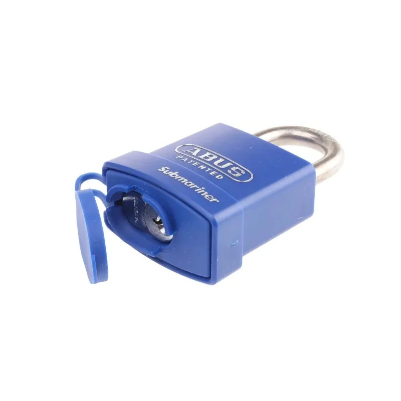 ABUS Keyed Stainless Steel Heavy Duty Padlock Weatherproof, 8 mm Shackle Diameter, 27.5 mm Length, 56.5 mm Width 83WPIB/53