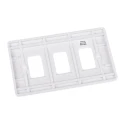 MK Electric White 3 Gang Light Switch Cover K3633 WHI
