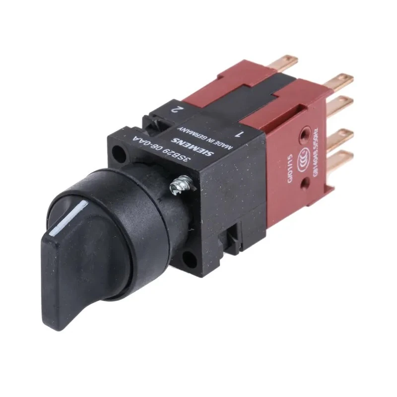 Siemens Selector Switch 3 Positions IP65 Screw Terminal 50° Throw 3SB2210-2EB01