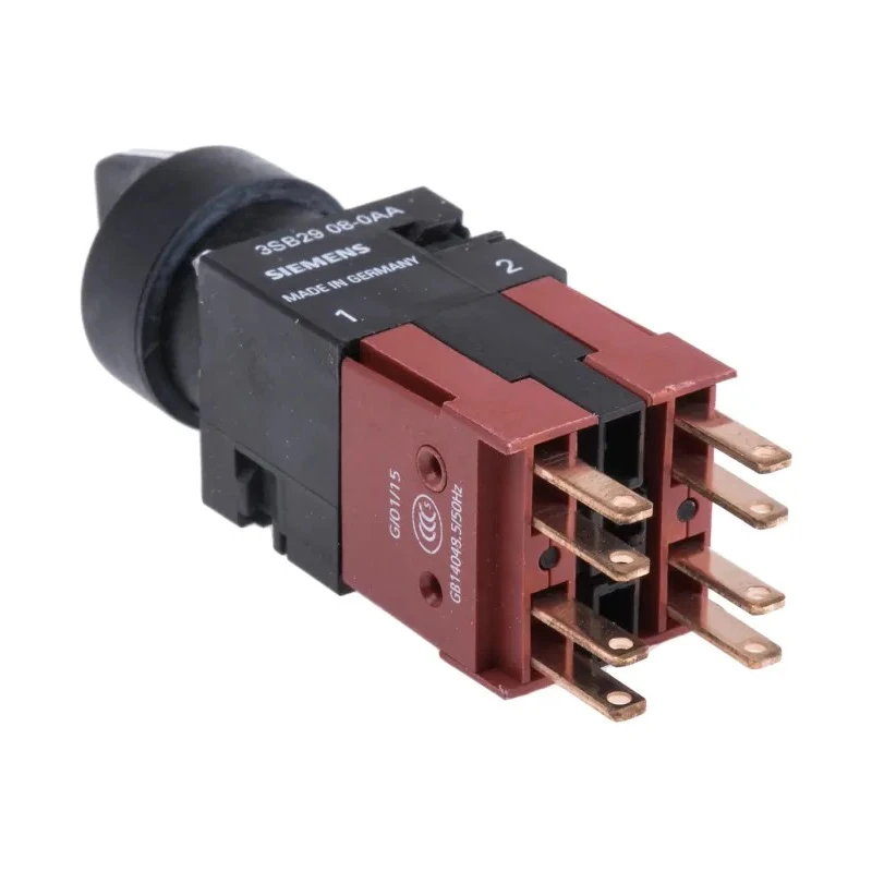 Siemens Selector Switch 3 Positions IP65 Screw Terminal 50° Throw 3SB2210-2EB01