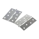 RS PRO Zinc Plated Steel Butt Hinge with Fixed Pin, Screw Fixing, 100 mm x 71 mm x 1.75 mm 436-5086