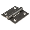Pinet Stainless Steel Butt Hinge Screw Fixing 50mm x 50mm x 2mm 316 Grade 6mm Pin Diameter 448-5231