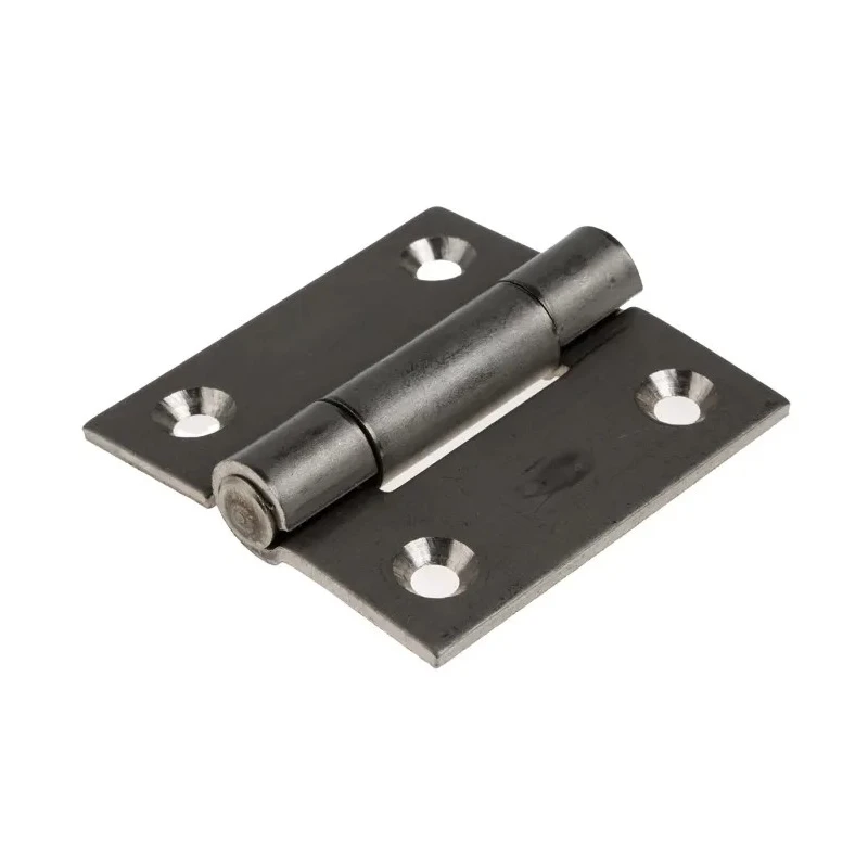 Pinet Stainless Steel Butt Hinge Screw Fixing 50mm x 50mm x 2mm 316 Grade 6mm Pin Diameter 448-5231