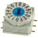 Wurth Elektronik Rotary Coded DIP Switch Surface Mount with Gull Wing Terminals WS-ROSV 428521320817
