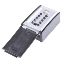 ABUS Key Lock Box with Push Button Lock, Solid Metal Housing, Wall Mount, 120mm x 120mm x 8mm 767