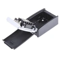 ABUS Key Lock Box with Push Button Lock, Solid Metal Housing, Wall Mount, 120mm x 120mm x 8mm 767