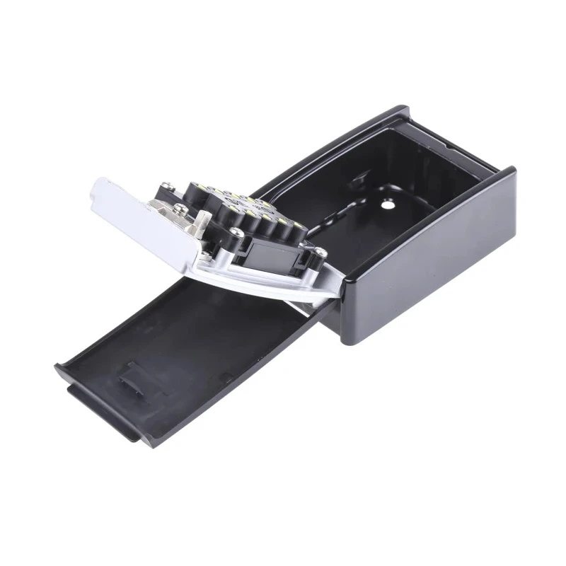 ABUS Key Lock Box with Push Button Lock, Solid Metal Housing, Wall Mount, 120mm x 120mm x 8mm 767