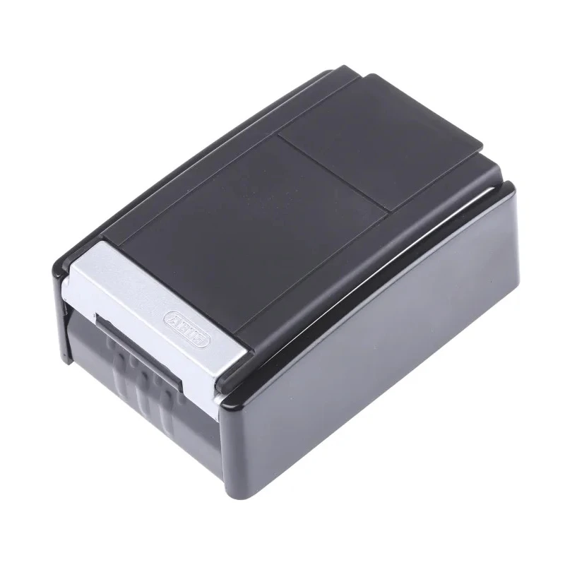ABUS Key Lock Box with Push Button Lock, Solid Metal Housing, Wall Mount, 120mm x 120mm x 8mm 767