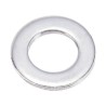 Yahata Neji Steel Chrome Flat Washers M5, 10mm External Diameter, 0.8mm Thickness, JIS B1256 4979874451781
