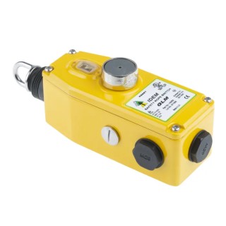 IDEM GLM Rope Pull Switch 205 mm, Straight, 2 NO/2 NC, IP67, Die Cast Aluminium Housing 143052