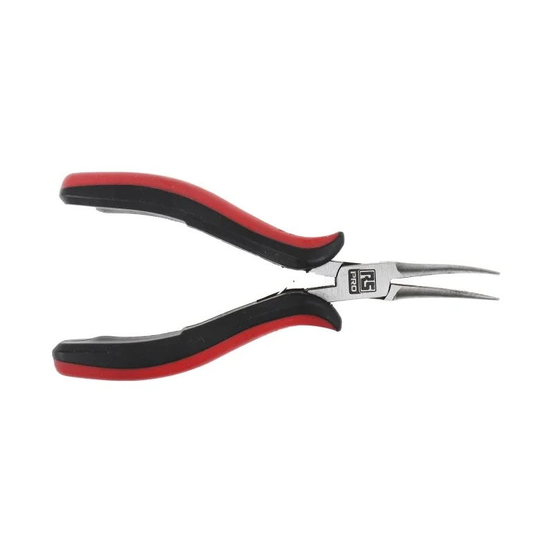 RS PRO 1-Piece Long Nose Plier, 5.5in Overall, Ergonomic Handle, High Carbon Steel Polished Finish 847-3800
