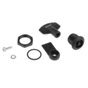 Elesa Black Polyamide Locking Latch 20 mm Panel-to-Tongue 22.5 mm Key Unlock 421401