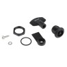 Elesa Black Polyamide Locking Latch 20 mm Panel-to-Tongue 22.5 mm Key Unlock 421401