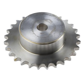 RS PRO 28 Tooth Pilot Bore Sprocket 08 B-1 Steel, Bore Diameter 12.7mm, Width 40mm, Model 183-473
