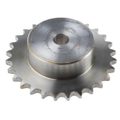 RS PRO 28 Tooth Pilot Bore Sprocket 08 B-1 Steel, Bore Diameter 12.7mm, Width 40mm, Model 183-473