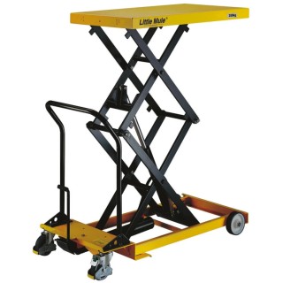 RS PRO Double Scissor Lift Table, 700 kg Load Capacity, Portable with 490mm Minimum and 1400mm Maximum Lifting 684-3862