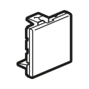 Legrand ABS Cable Trunking Accessory Blanking Plate White MOSAIC 24.5mm x 45mm 0 770 71