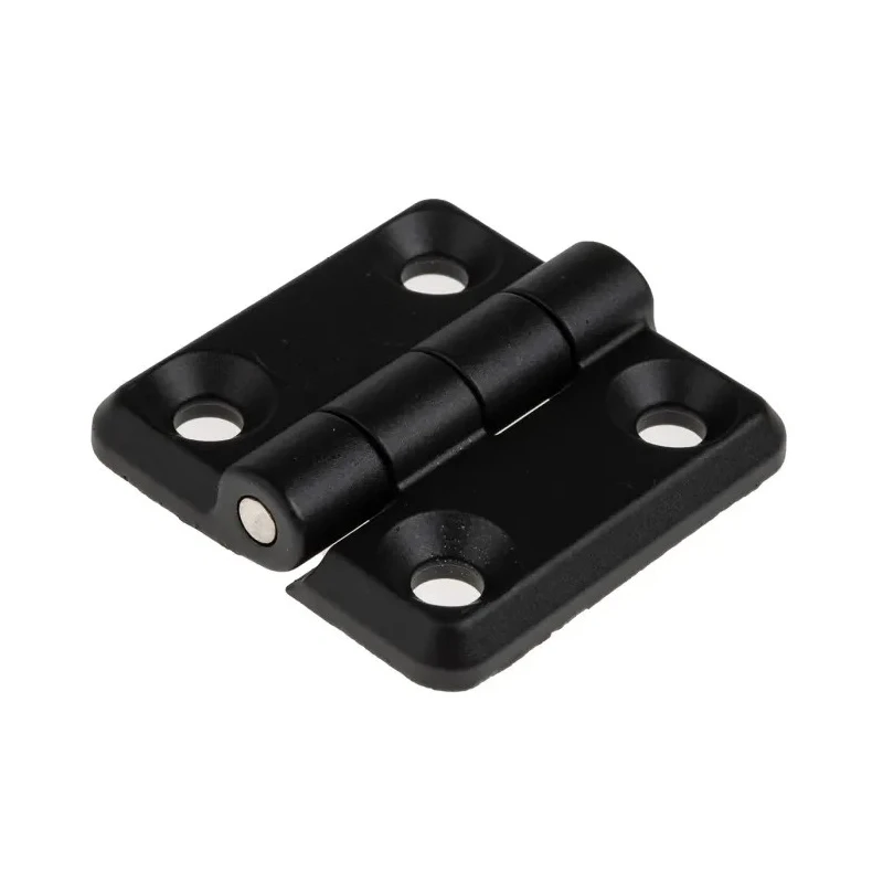 Southco Zinc Material Chrome Plated Black Powder Coated Butt Hinge 40mm x 40mm x 9mm 721-0743
