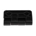 Southco Zinc Material Chrome Plated Black Powder Coated Butt Hinge 40mm x 40mm x 9mm 721-0743