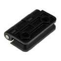 Southco Zinc Material Chrome Plated Black Powder Coated Butt Hinge 40mm x 40mm x 9mm 721-0743