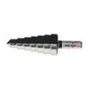 RS PRO High-Speed Steel Step Drill Bit 8 to 20 mm, 69 mm Overall Length, Hex Shank, Bright Finish 423-866