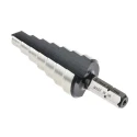 RS PRO High-Speed Steel Step Drill Bit 8 to 20 mm, 69 mm Overall Length, Hex Shank, Bright Finish 423-866