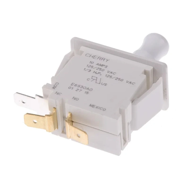 ZF Door Micro Switch SPDT Button Panel Mount 10A -40°C to 85°C E69-30A