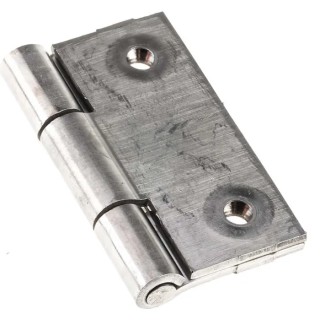Pinet Stainless Steel Butt Hinge Screw Fixing 50 mm x 50 mm x 2 mm 726-4125