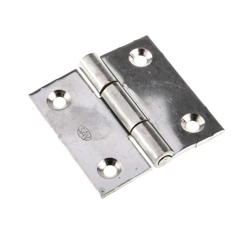 Pinet Stainless Steel Butt Hinge Screw Fixing 50 mm x 50 mm x 2 mm 726-4125