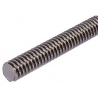 RS PRO Steel Trapezoidal Lead Screw 12 mm Shaft Diameter 1000 mm Shaft Length 3 mm Lead, Carbon Steel 862-5281