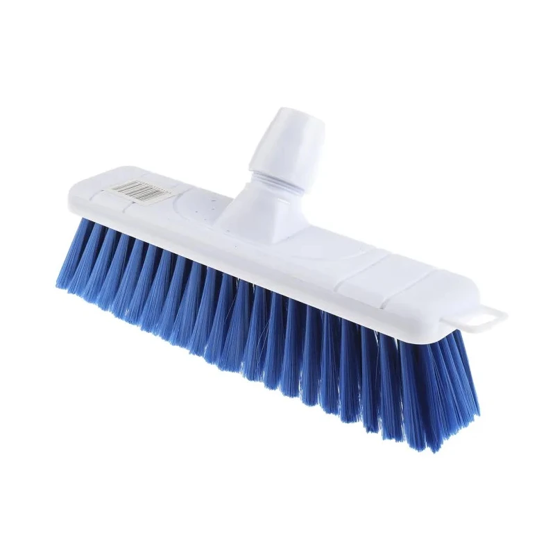 RS PRO Indoor Push Broom with Blue Polyethylene Terephthalate Bristles 300mm Width 60mm Bristle Length 898-8248