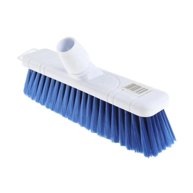RS PRO Indoor Push Broom with Blue Polyethylene Terephthalate Bristles 300mm Width 60mm Bristle Length 898-8248