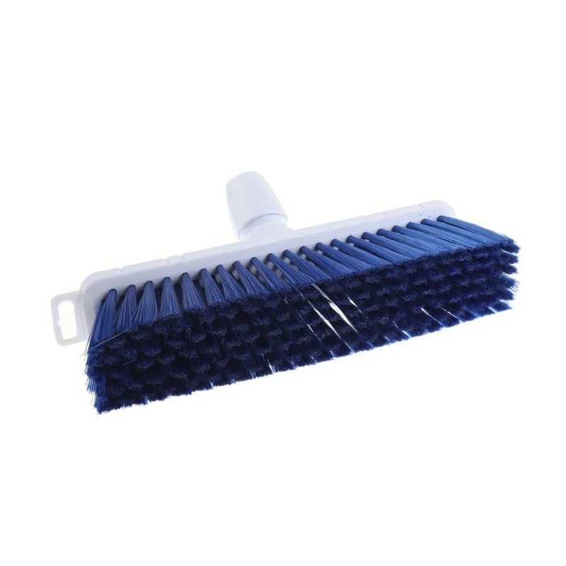 RS PRO Indoor Push Broom with Blue Polyethylene Terephthalate Bristles 300mm Width 60mm Bristle Length 898-8248