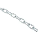RS PRO Zinc Plated Steel Link Chain 10 m Length 14 mm Link Length Load Capacity 37 kg 752-408