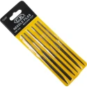 CK 230 mm Needle File Set 6 Pieces Chrome Vanadium Steel Plastic Case T0124P