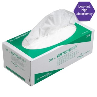 KIMTECH Wet Wipes Cleaning Cloth 20.5 cm x 20 cm Carton of 3000 Single Ply 7558