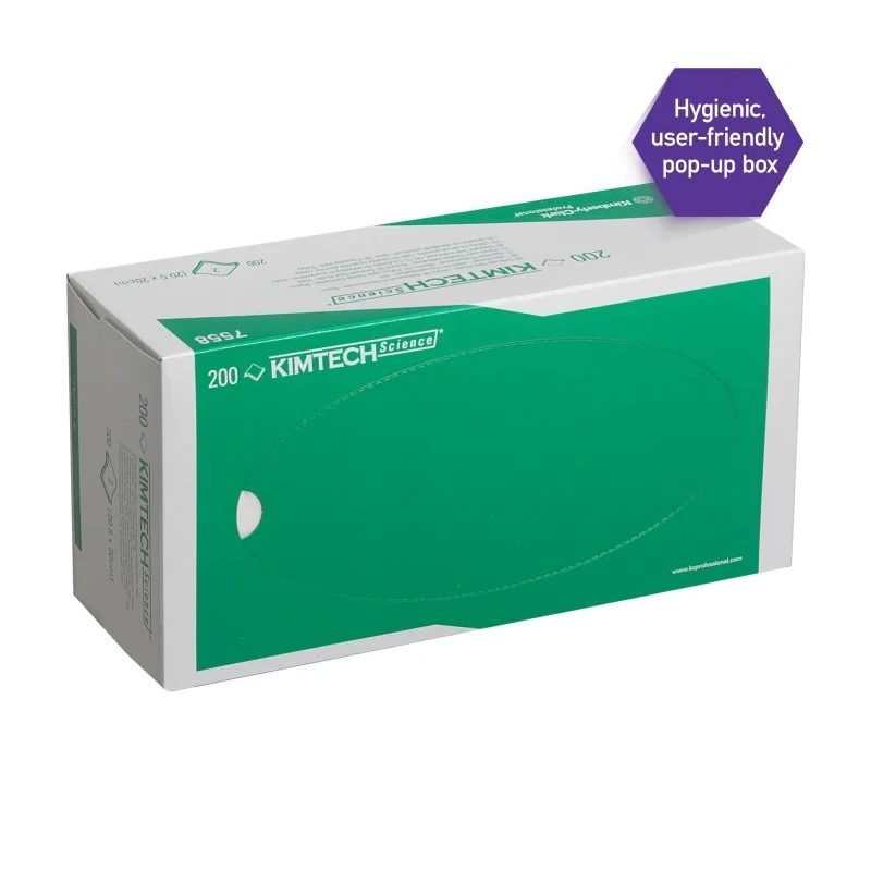 KIMTECH Wet Wipes Cleaning Cloth 20.5 cm x 20 cm Carton of 3000 Single Ply 7558